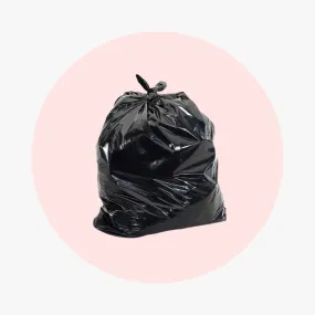 2 mil Extra Heavy Duty Trash Bags Black
