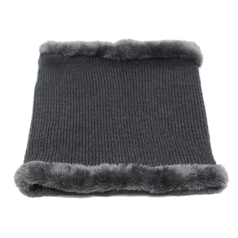 2 Piece Winter Beanie Knitted Hat Scarf Skullies Beanies Winter Hats For Men Women Caps Gorras Bonnet Fashion Cap Hats
