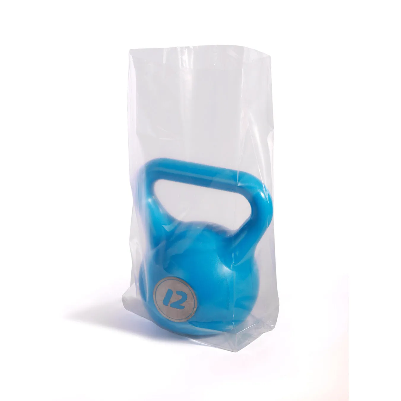 44" x 44" x 70" x 4 mil Clear Eco-Manufactured Plastic Side-Gusseted Bags (Roll of 25)
