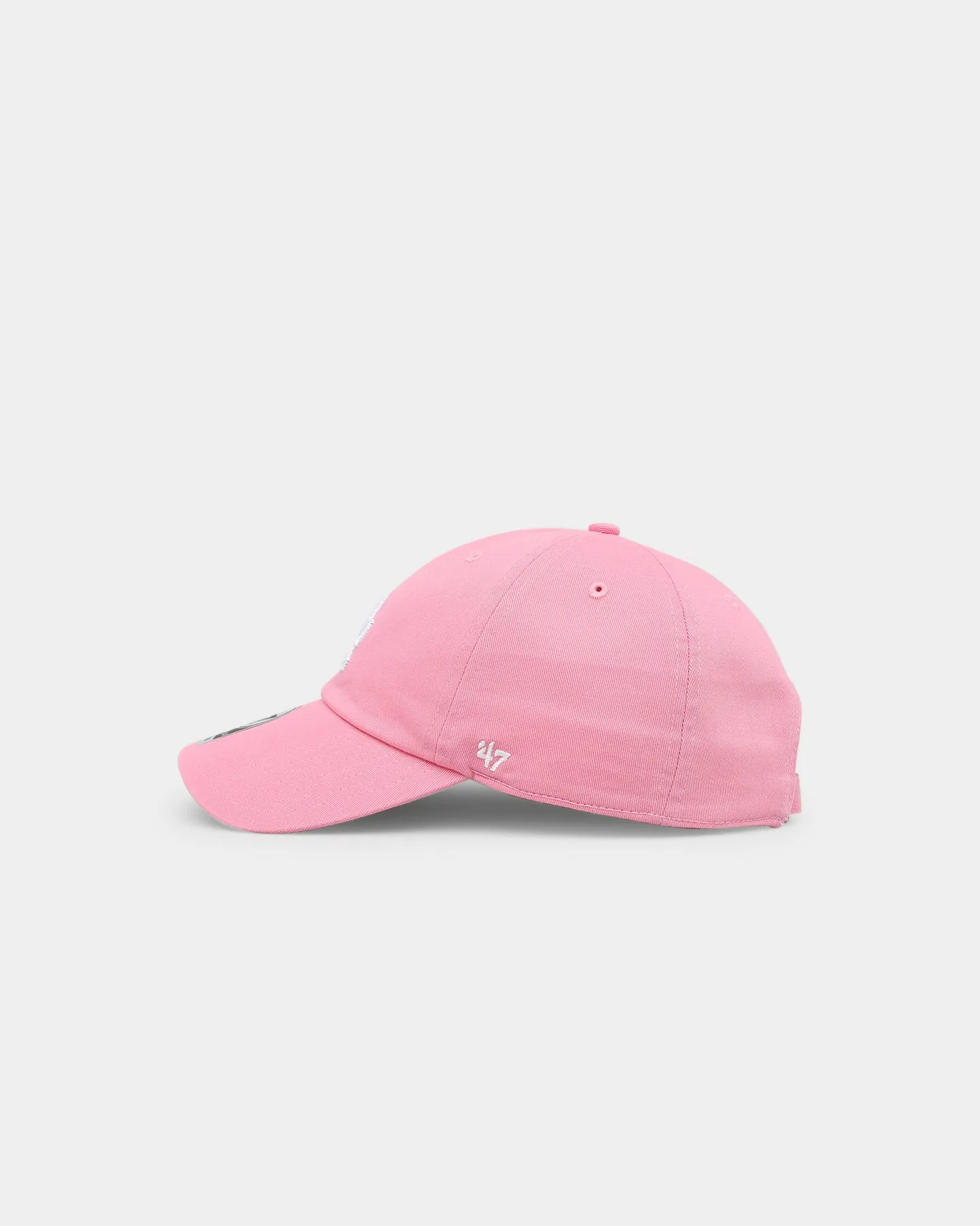 47 Brand Los Angeles Dodgers 47 Clean Up Strapback Rose