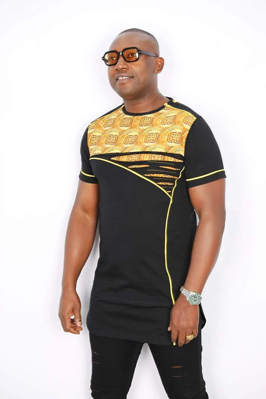 African Black T-shirt Coins