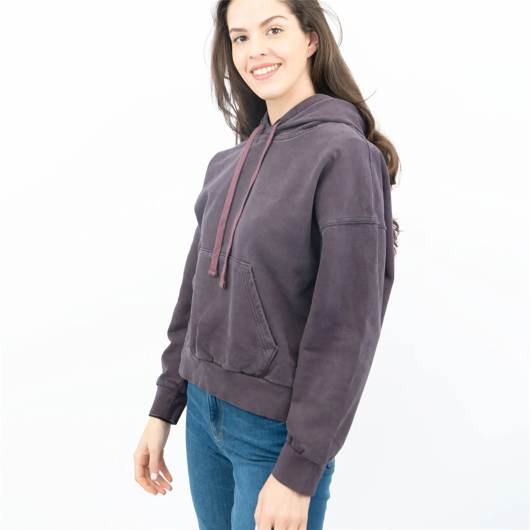 Carhartt Women Marfa Purple Hoodie Sweat Tops