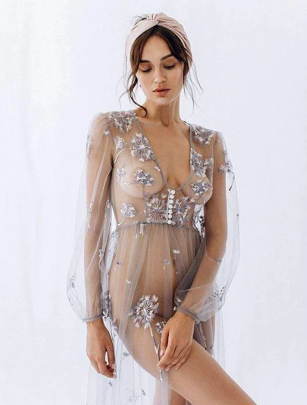 Cell Grey Evening Dress