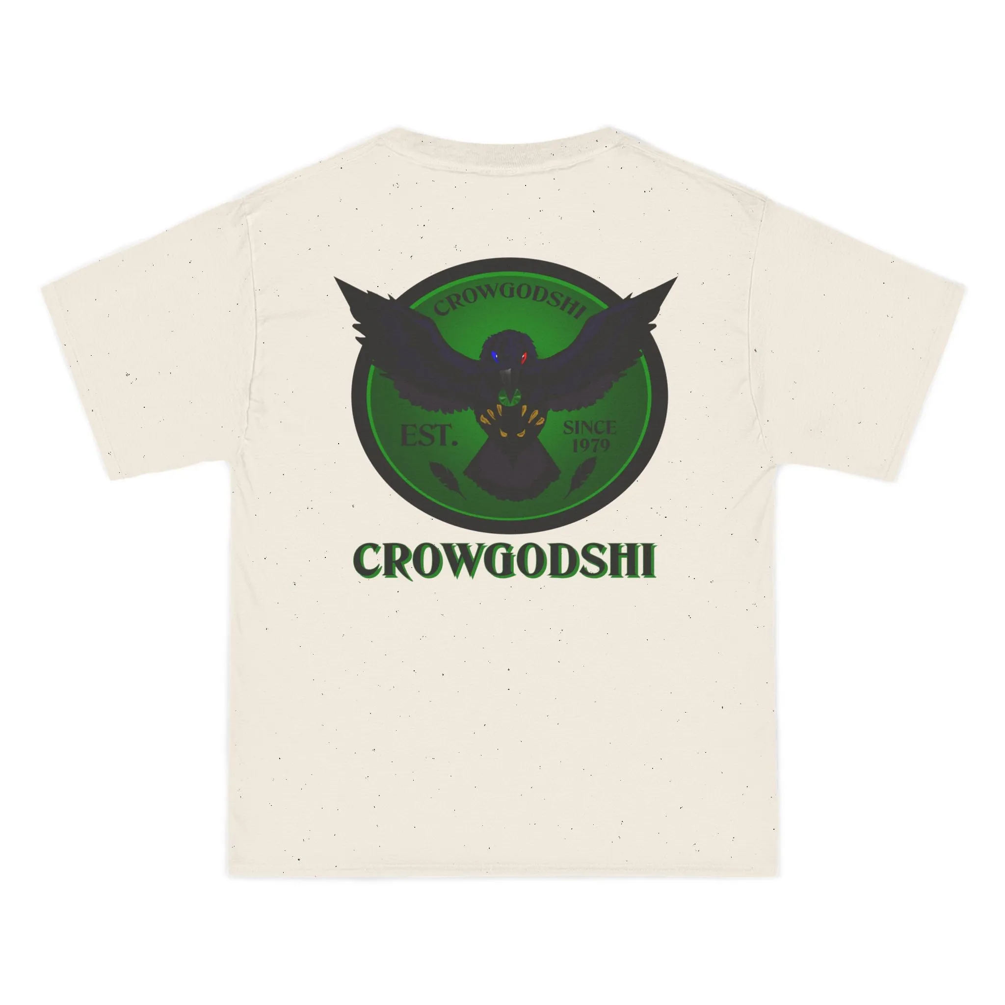 Crowgodshi First Generation Limited Edition Beefy-T®, GREEN LOGO