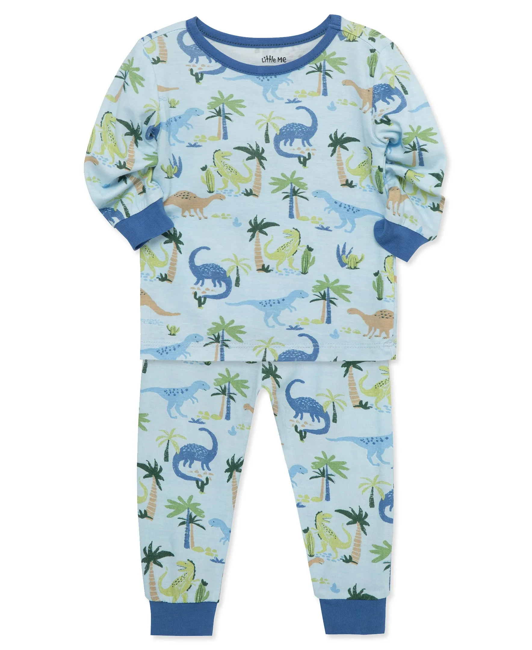 Dino 4-Piece Bamboo Pajama Set (2T-4T)