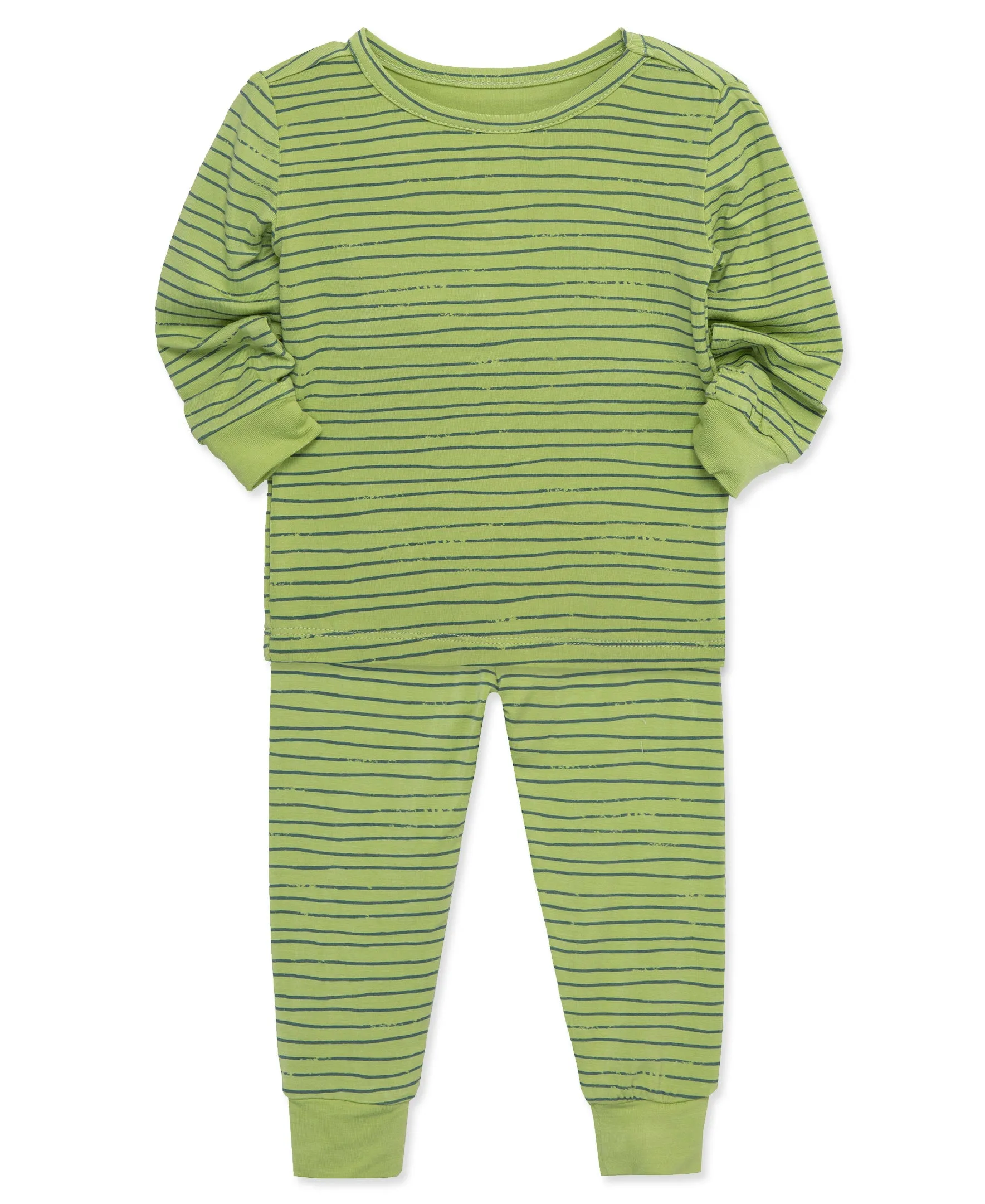 Dino 4-Piece Bamboo Pajama Set (2T-4T)