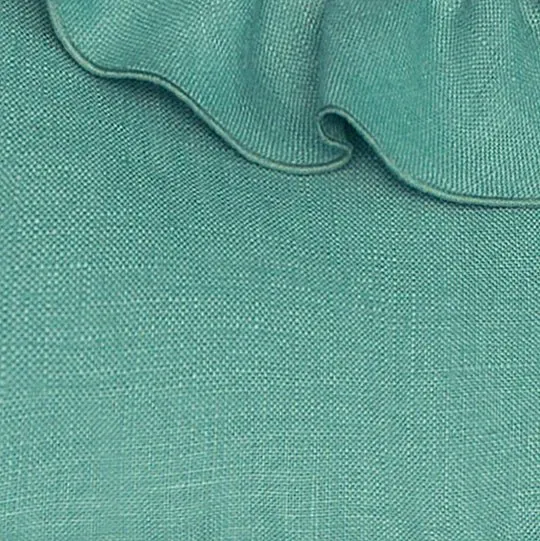 Emi Dress - Green Linen