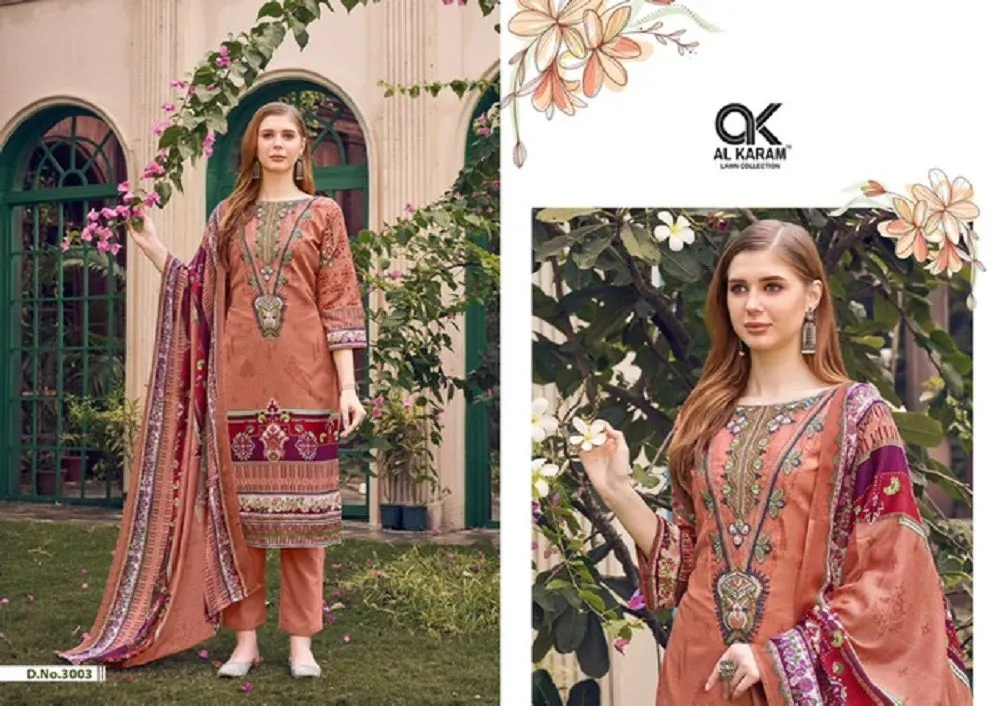 Firdous Vol 3 Al Karam Karachi Salwar Suits (485x10)