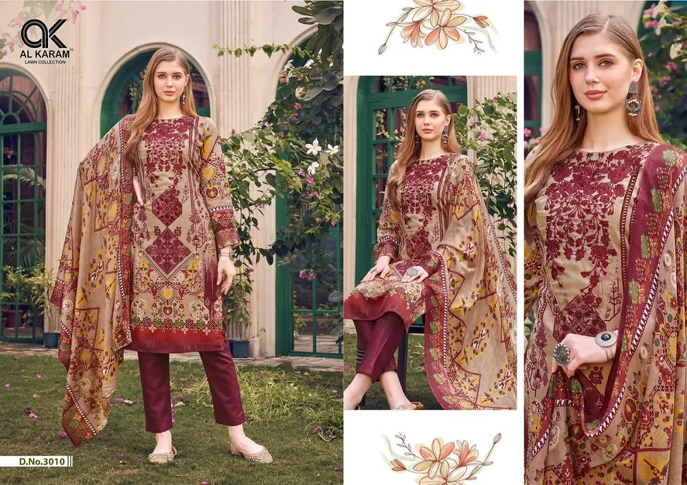 Firdous Vol 3 Al Karam Karachi Salwar Suits (485x10)