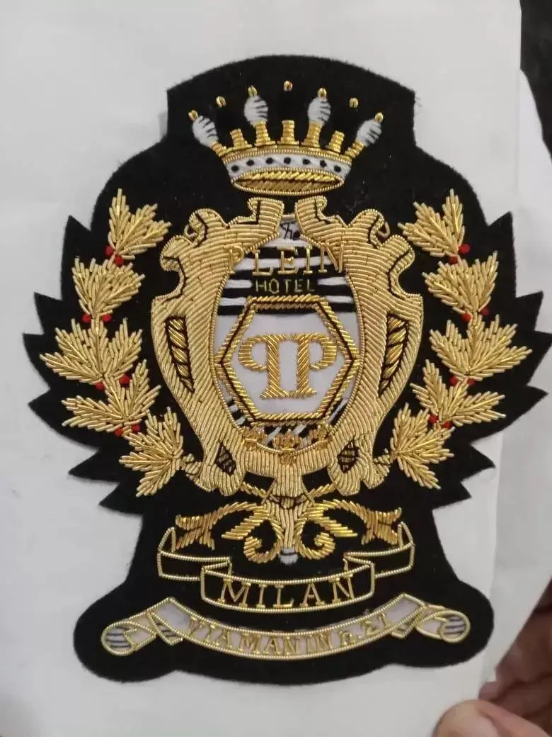 Hand Embroidery Blazer Fashion Badges Premium Custom Accessories for Jackets