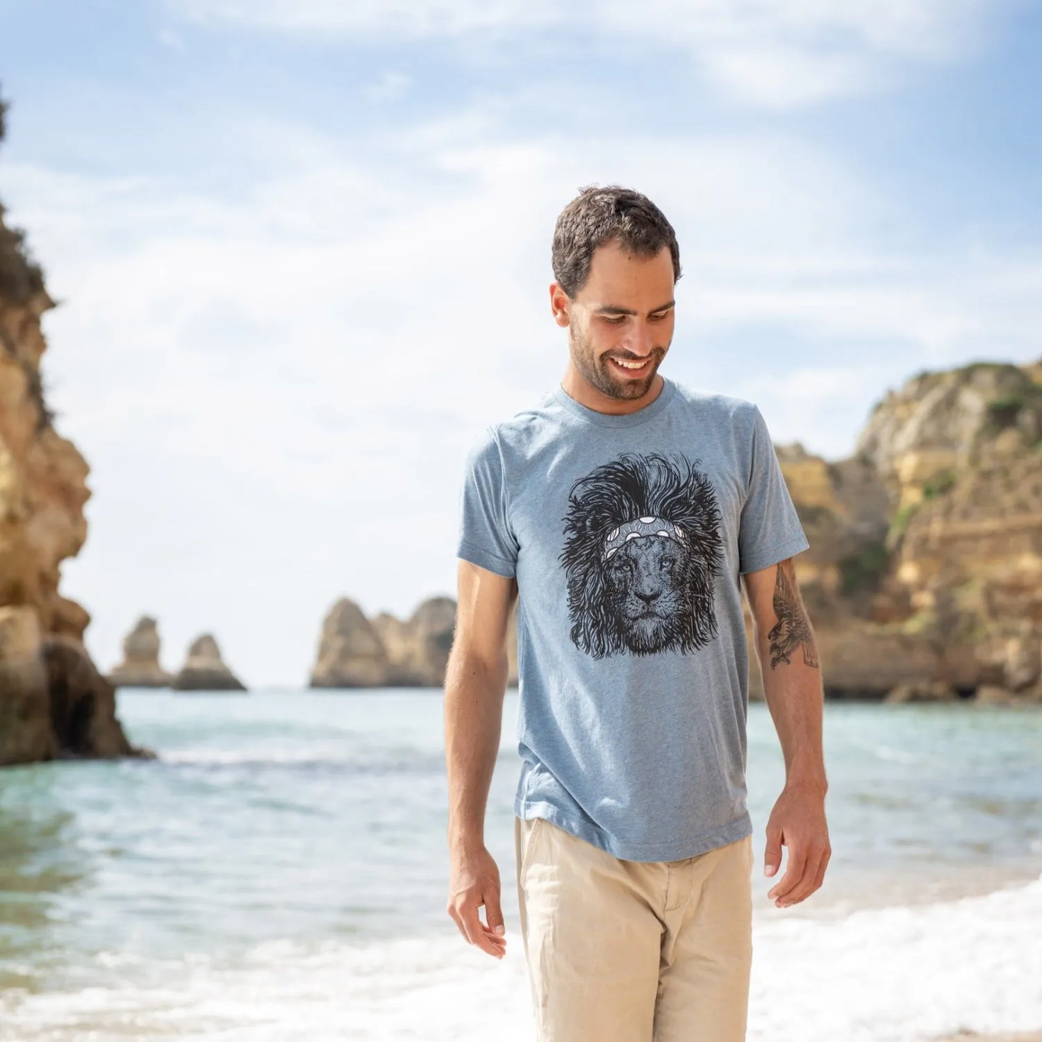 Headband Lion T Shirt