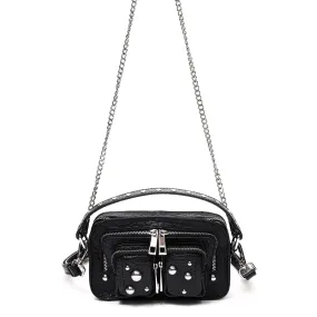 Helena with studs New Zealand Black Bag