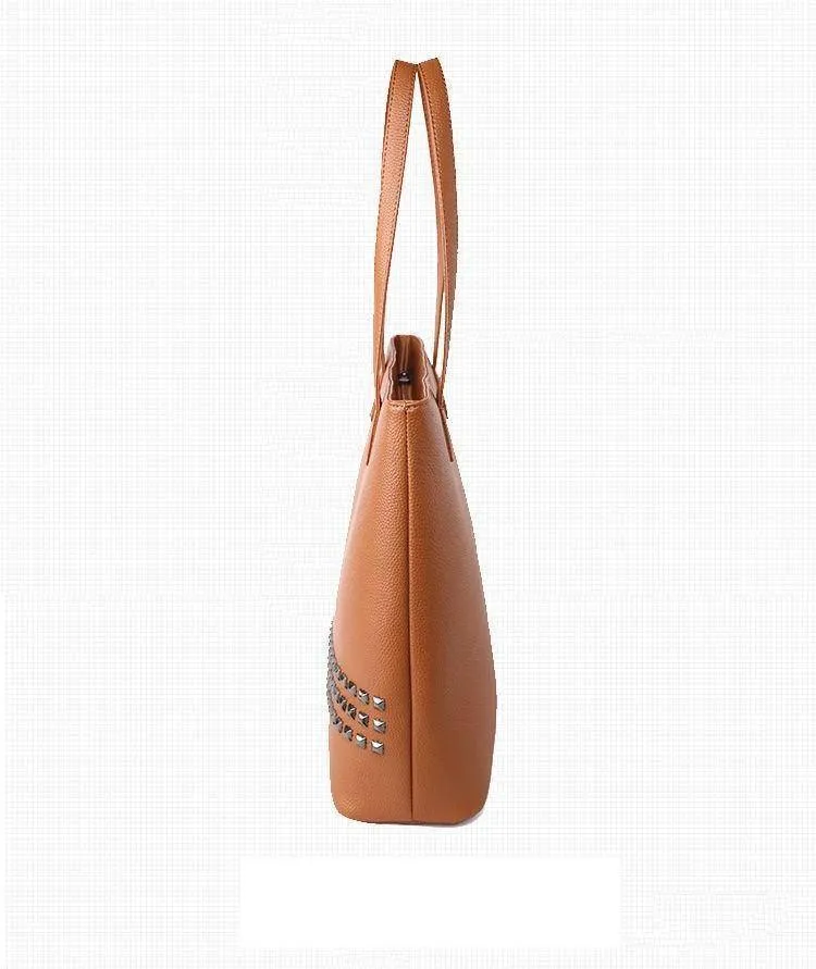 Large Rivet tote Women Shoulder Bag, Messenger Bag