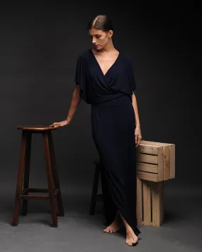 Loveleen V-Neck Jersey Maxi Dress