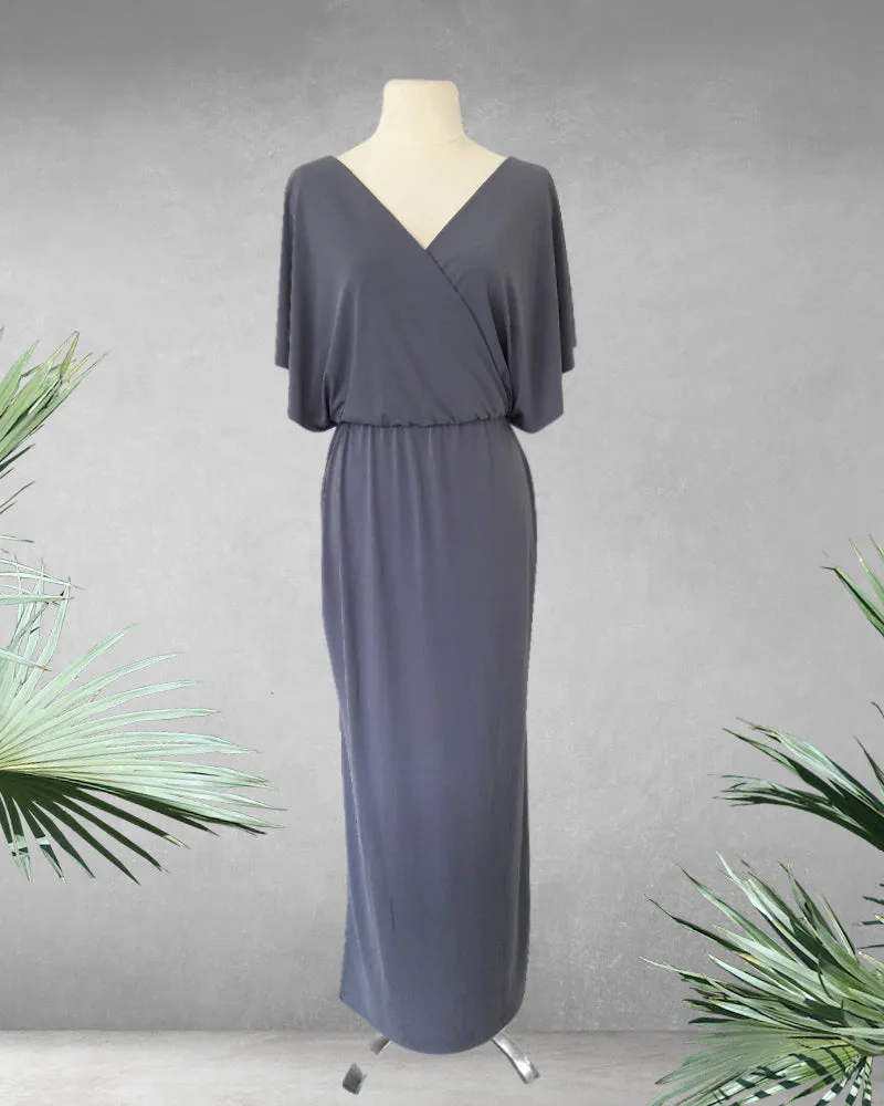 Loveleen V-Neck Jersey Maxi Dress