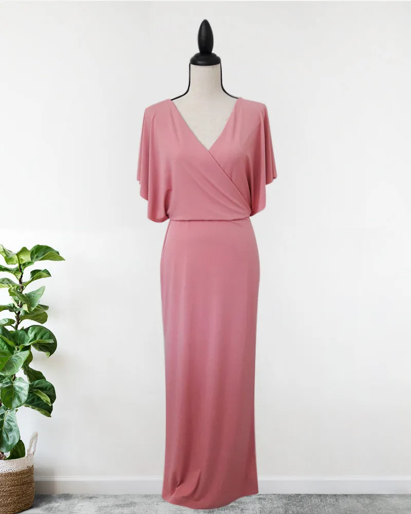 Loveleen V-Neck Jersey Maxi Dress