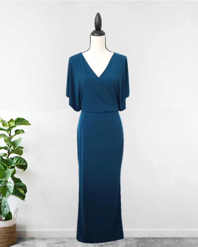 Loveleen V-Neck Jersey Maxi Dress