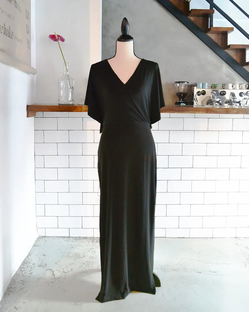 Loveleen V-Neck Jersey Maxi Dress