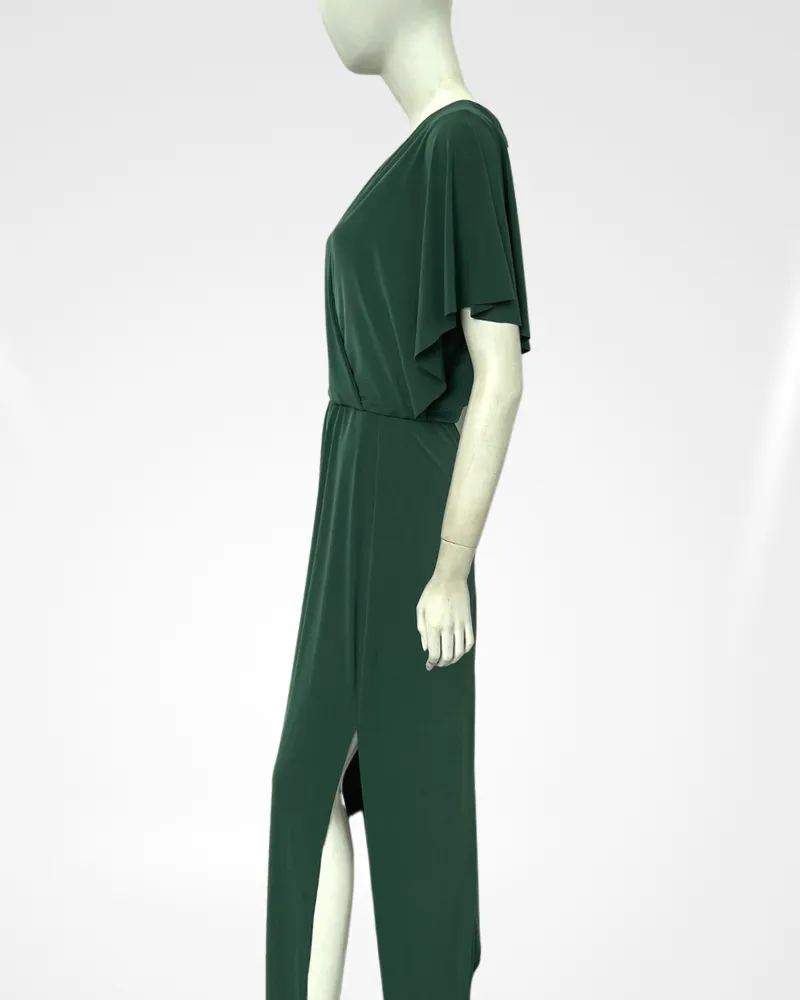 Loveleen V-Neck Jersey Maxi Dress