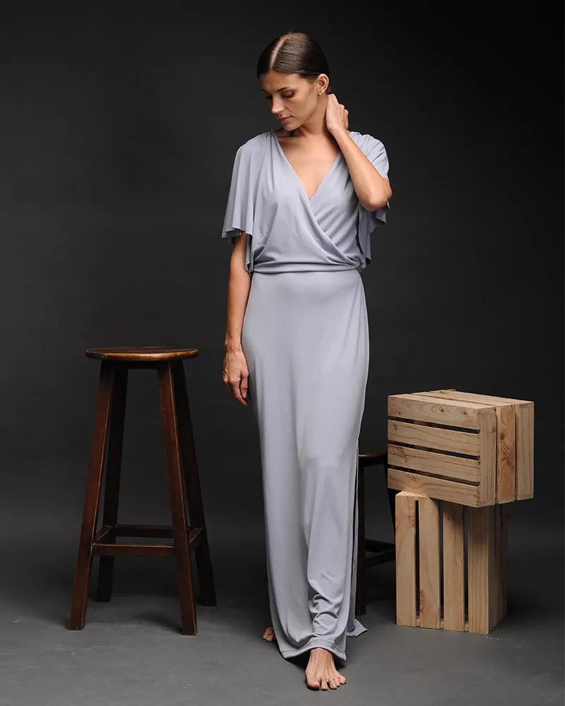 Loveleen V-Neck Jersey Maxi Dress