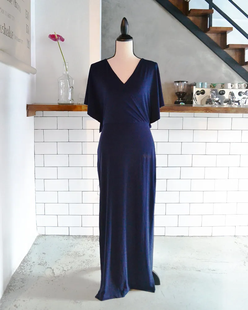 Loveleen V-Neck Jersey Maxi Dress