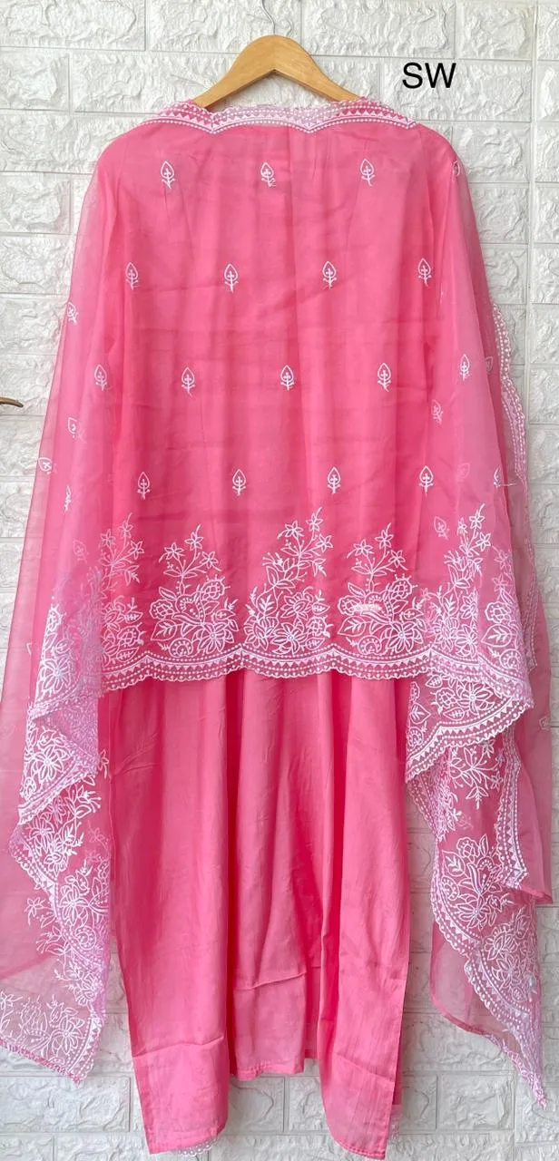 Muslin Semi stitched dress