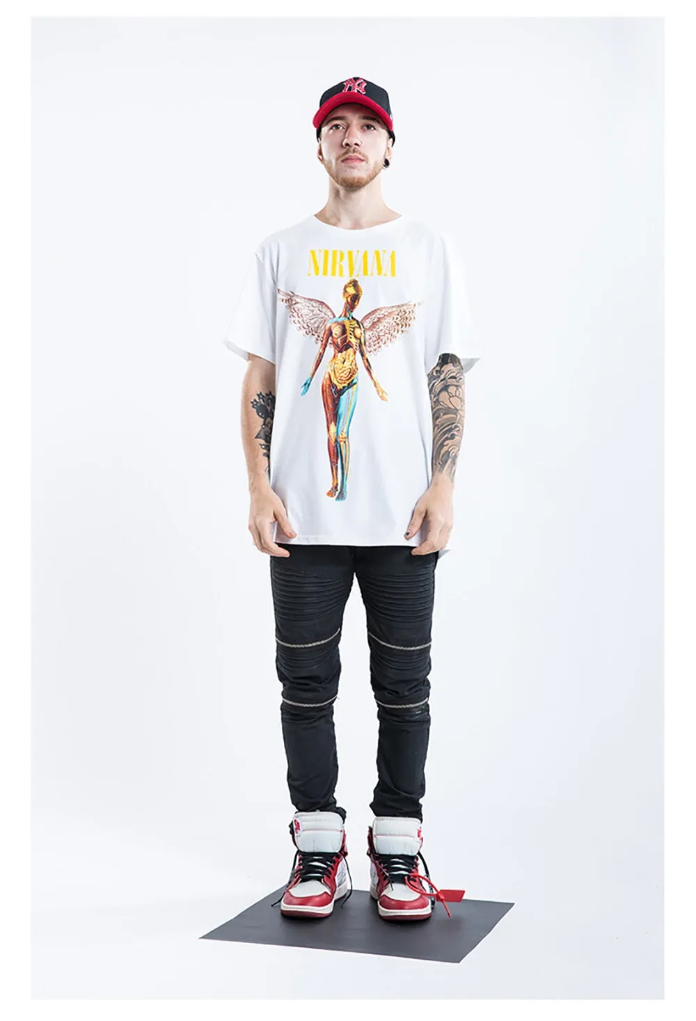 Nirvana Short Sleeve Oversized T-Shirt