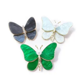 Pack of 3 Fashion Elegant Pin Accessory Butterfly Brooch Pin