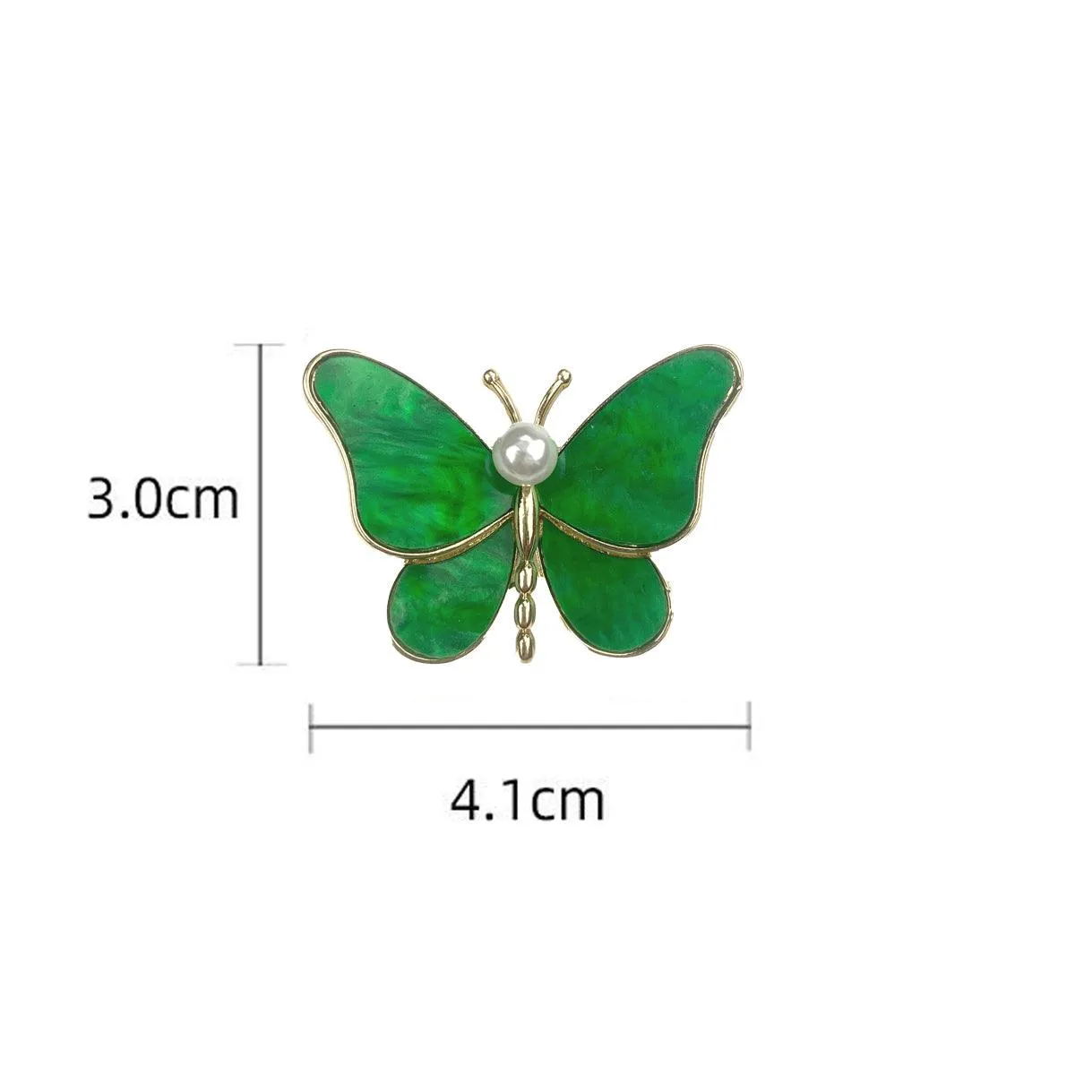 Pack of 3 Fashion Elegant Pin Accessory Butterfly Brooch Pin