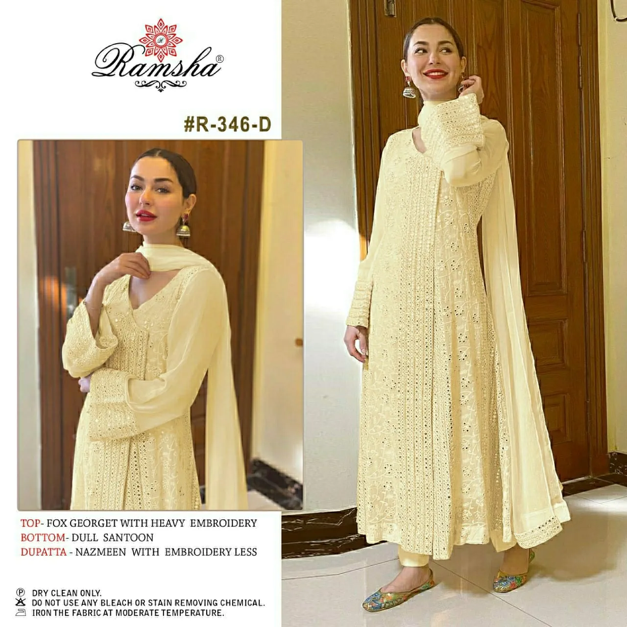 Party Wear Designer Pakistani Suite RAMSHA R-346