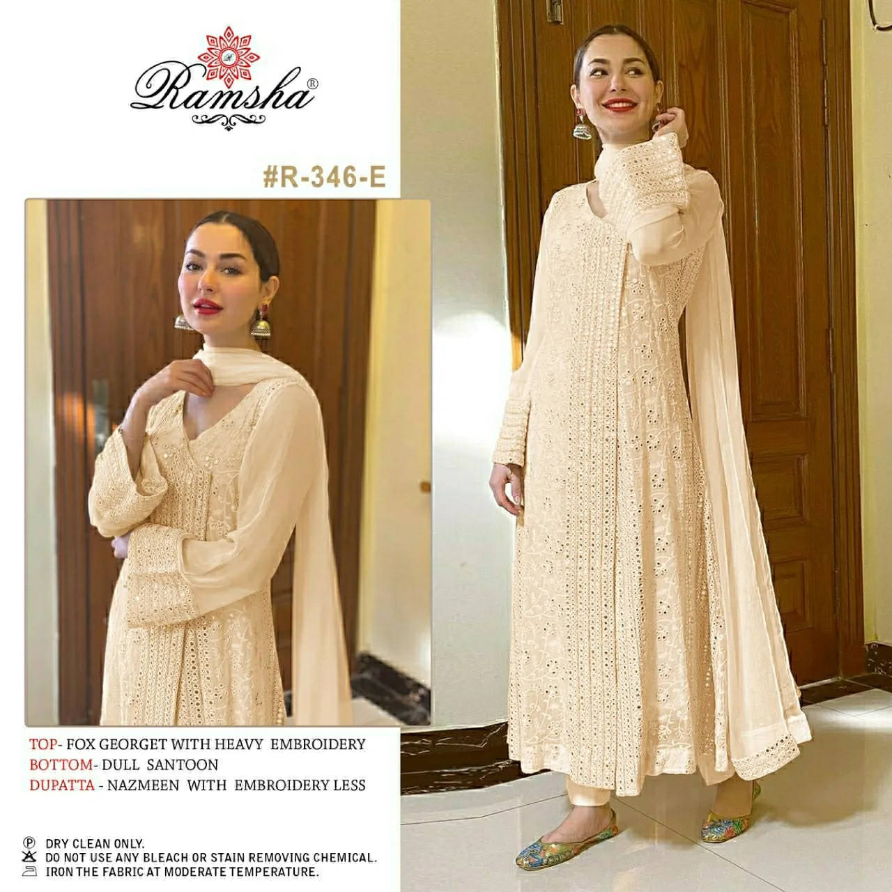 Party Wear Designer Pakistani Suite RAMSHA R-346