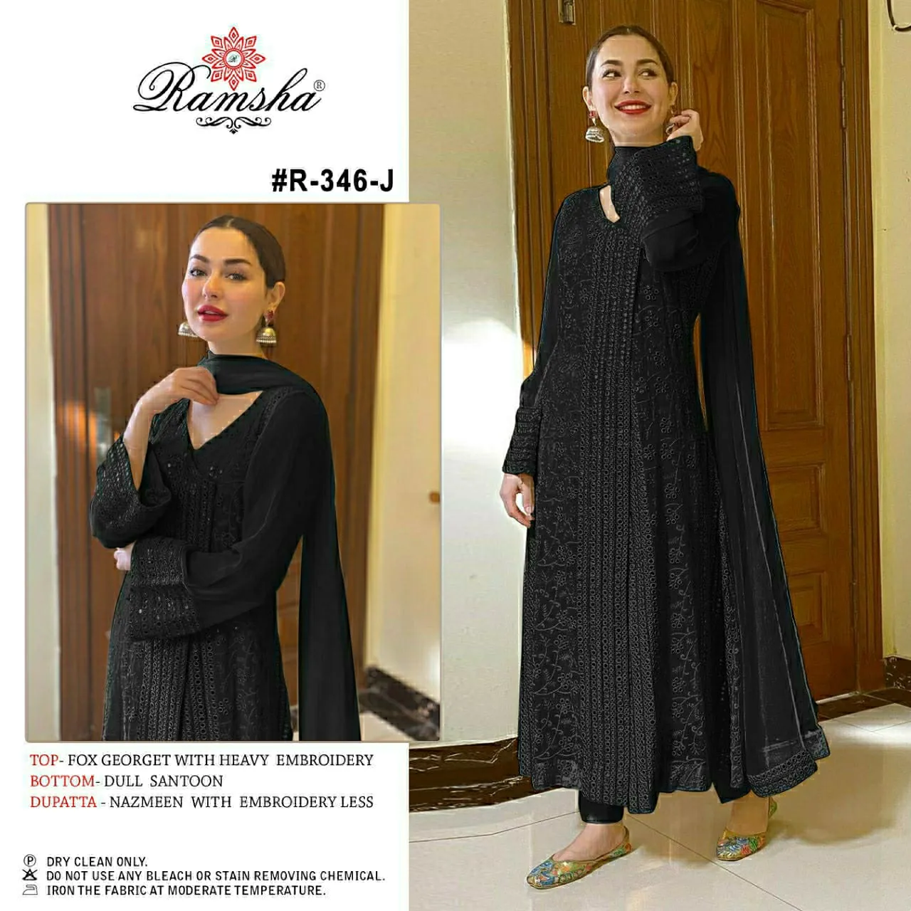 Party Wear Designer Pakistani Suite RAMSHA R-346