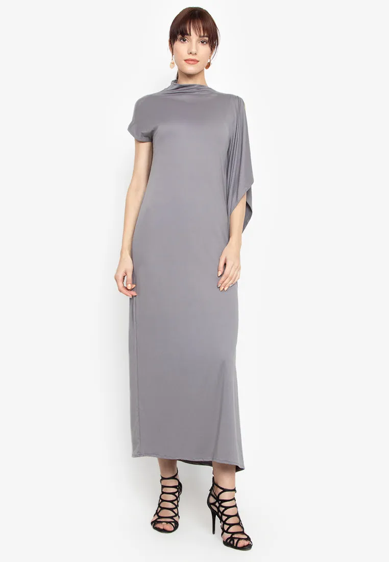 Pia Asymmetric Maxi Dress