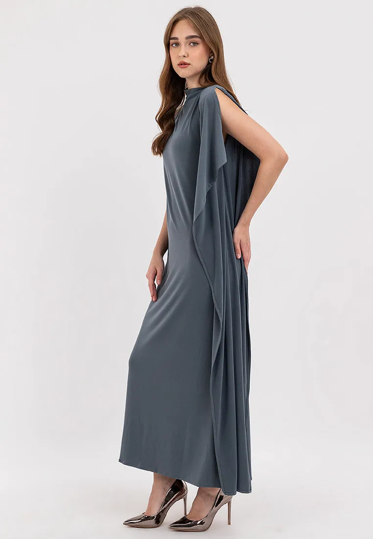 Pia Asymmetric Maxi Dress