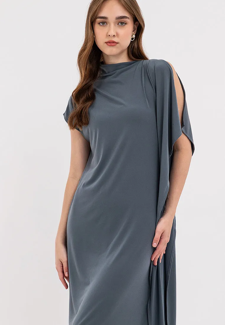 Pia Asymmetric Maxi Dress