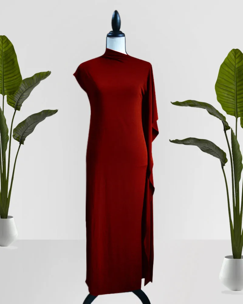 Pia Asymmetric Maxi Dress