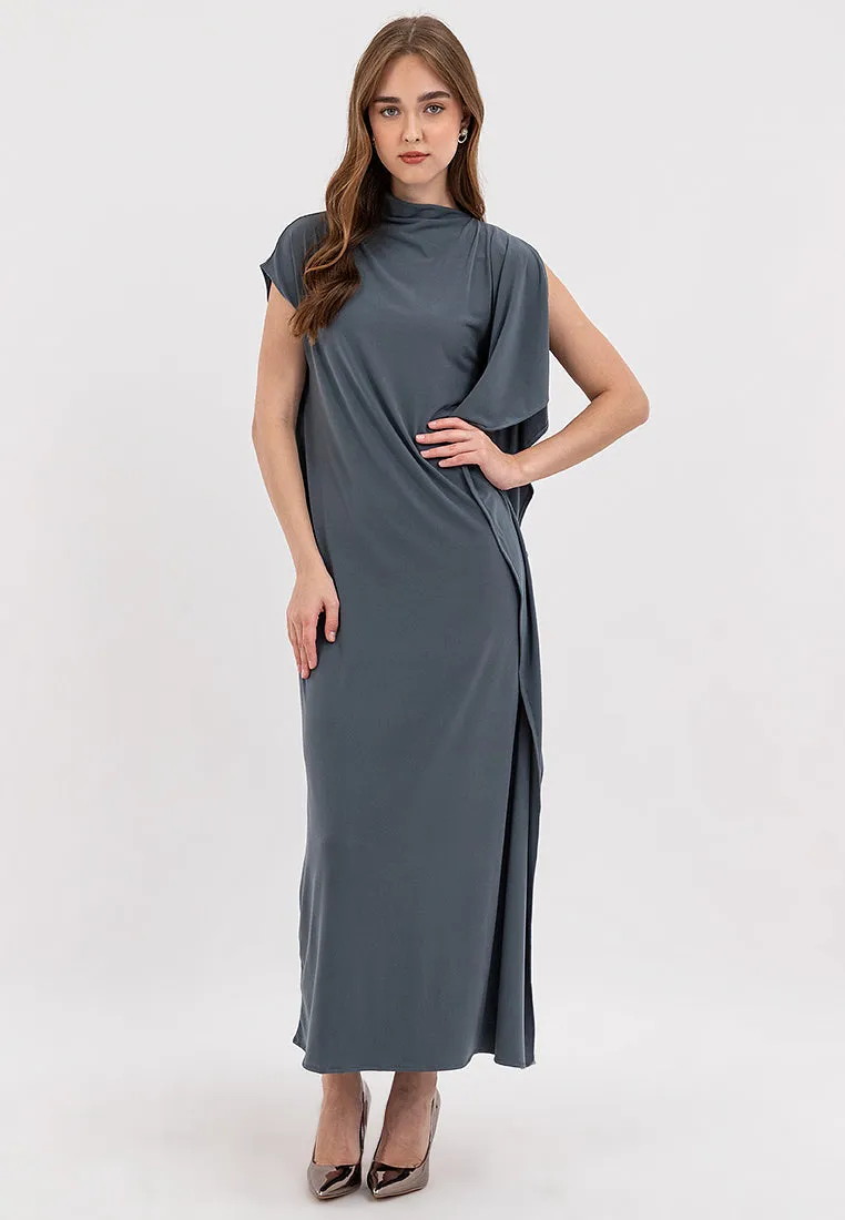 Pia Asymmetric Maxi Dress