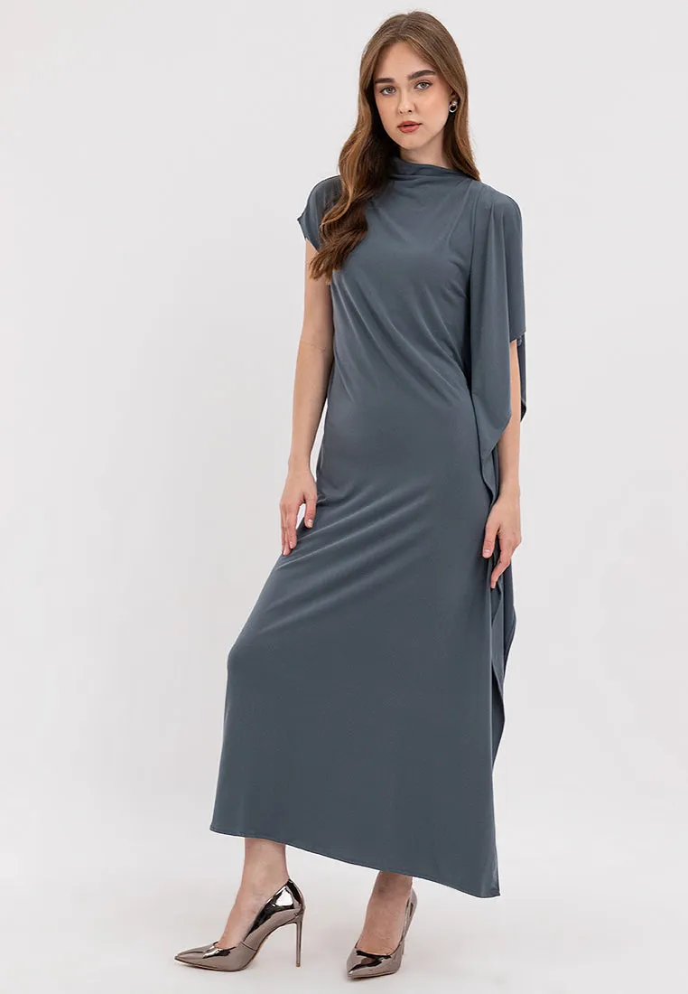 Pia Asymmetric Maxi Dress