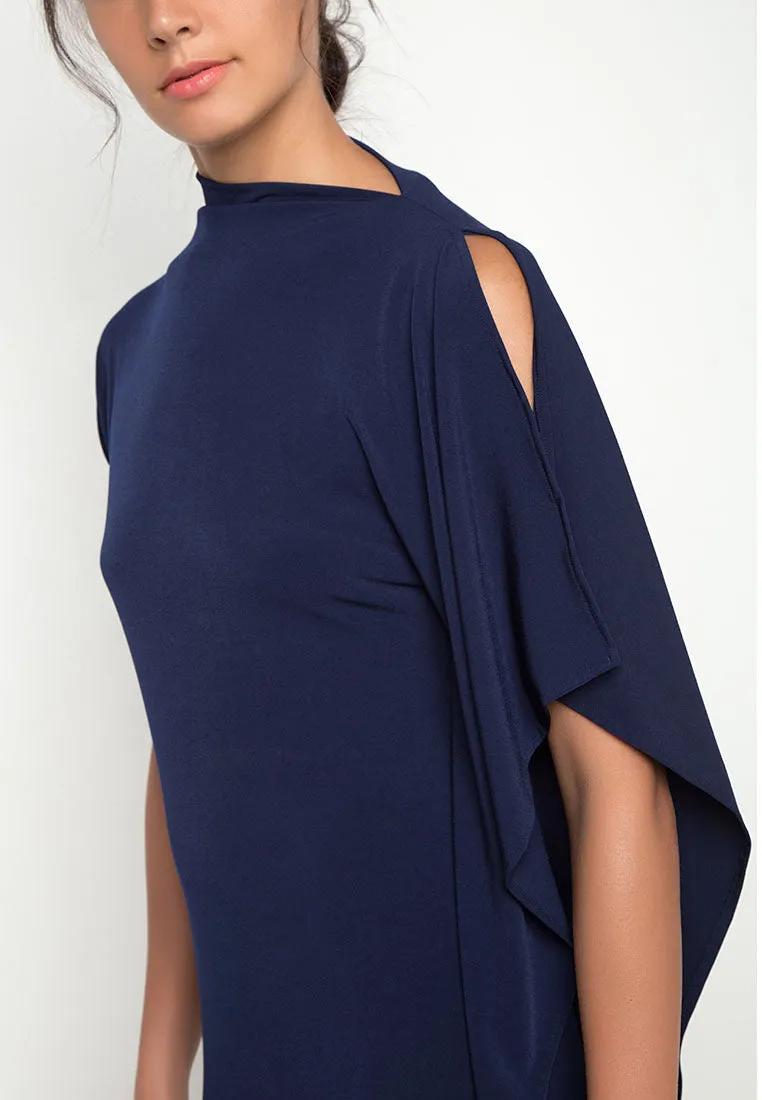 Pia Asymmetric Maxi Dress