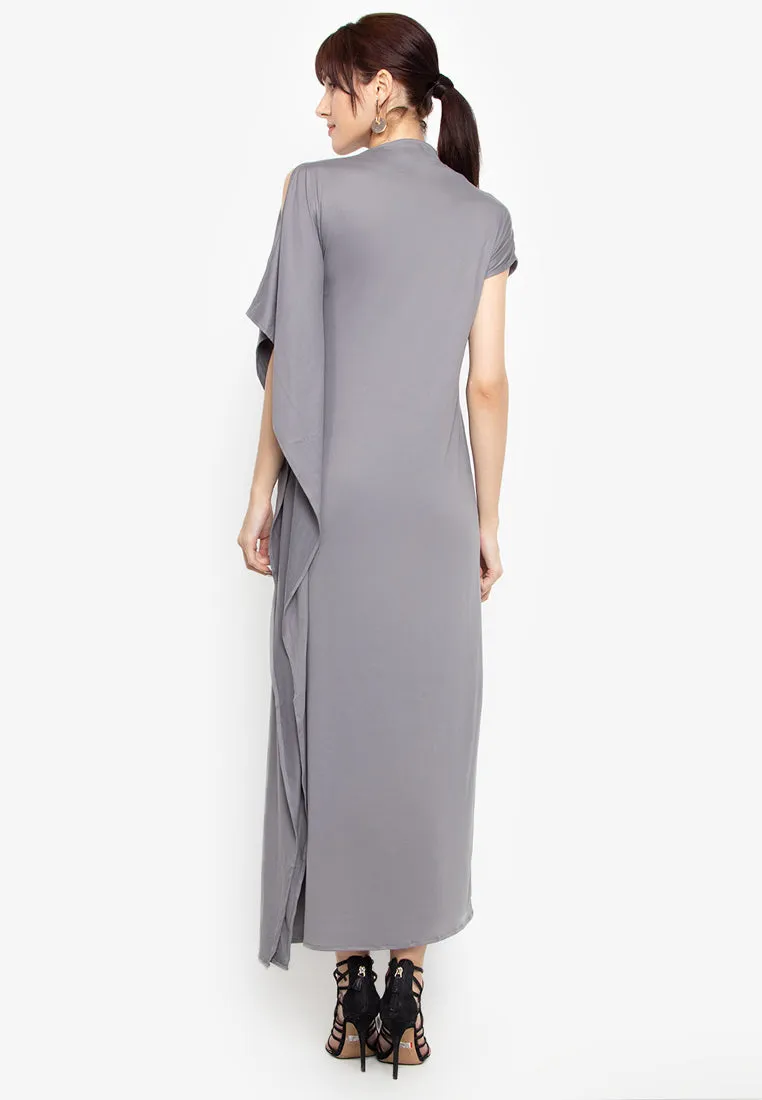 Pia Asymmetric Maxi Dress