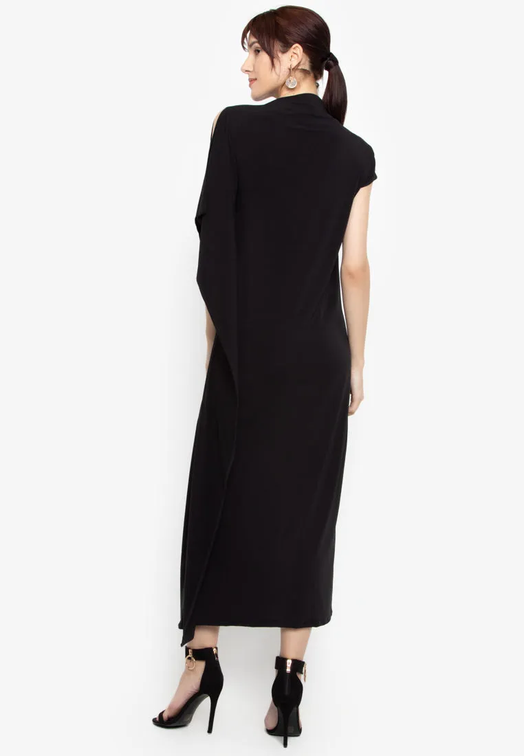 Pia Asymmetric Maxi Dress