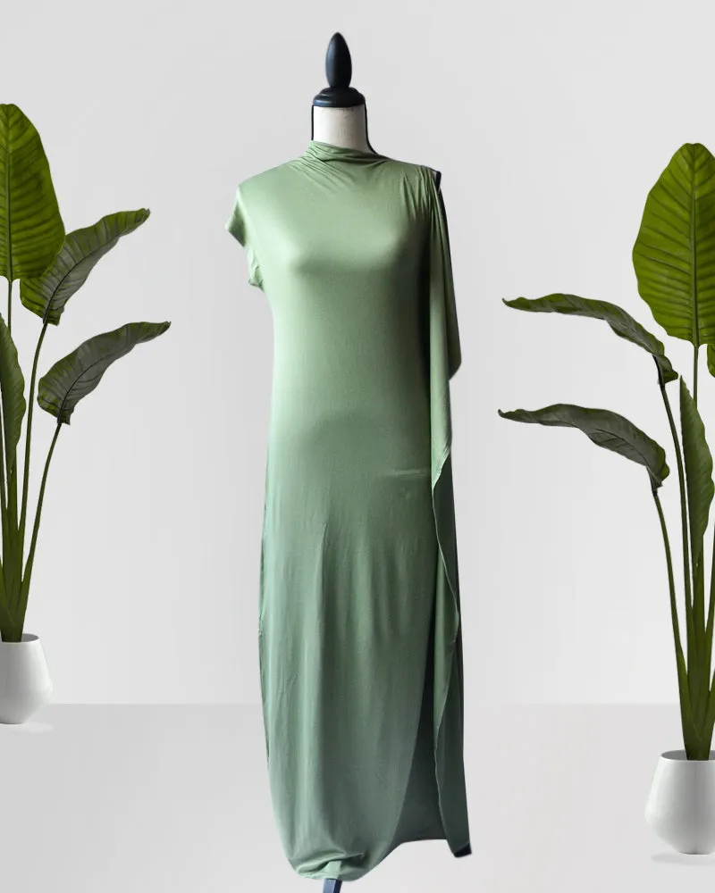 Pia Asymmetric Maxi Dress