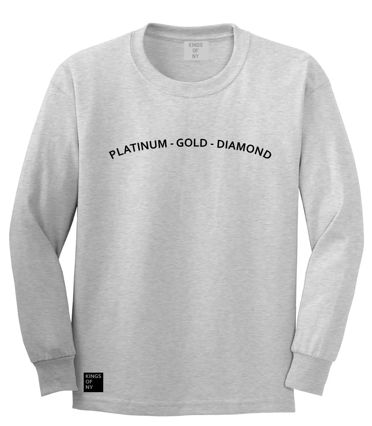 Platinum Gold Diamond Long Sleeve T-Shirt