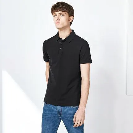 SEMIR turn down collar polo shirt men summer new half sleeve men short-sleeved trend Slim man business casual shirt