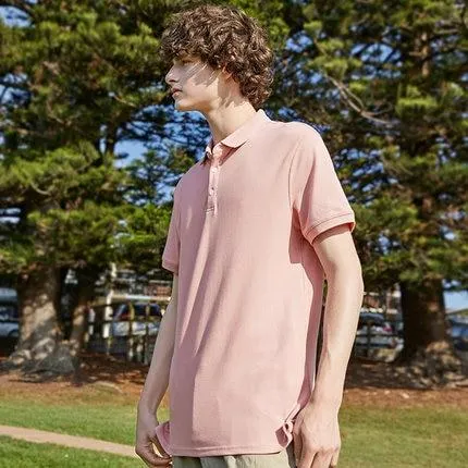SEMIR turn down collar polo shirt men summer new half sleeve men short-sleeved trend Slim man business casual shirt