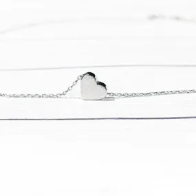 Solitary Heart Necklace (ROSE GOLD, GOLD OR SILVER)