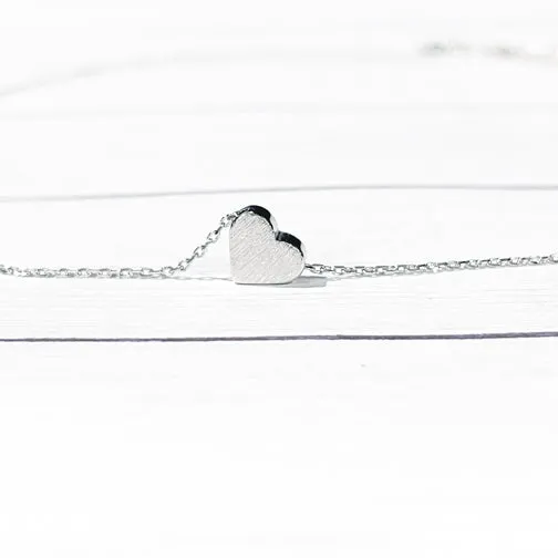 Solitary Heart Necklace (ROSE GOLD, GOLD OR SILVER)