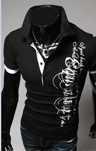 Summer 2018 Men'S Fashion Brands New Short-Sleeved Polo Shirt, Men'S Casual Breathable Solid Color Polos Hombre Camisa M ~ XXXL