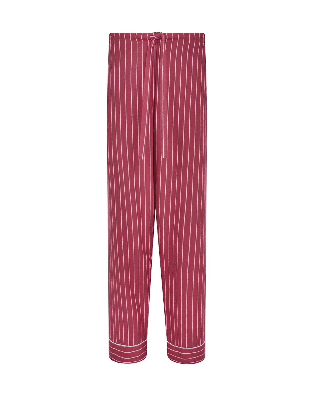 Women's Brushed Cotton Pajama Pants - Berry Stripe